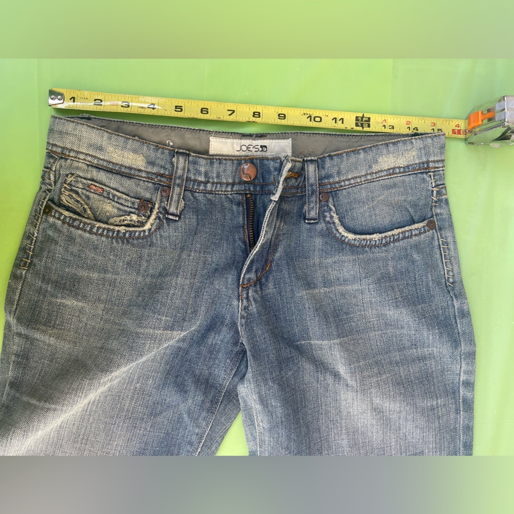 LOW RISE JOE’S VINTAGE DISTRESSED JEANS Bootcut NEW WITHOUT THE TAGS SIZE 27 - Picture 8 of 16